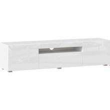 Алмаз. Любимый дом Бруклин Тумба под ТВ 1600 (Белый глянец), исполнение 1