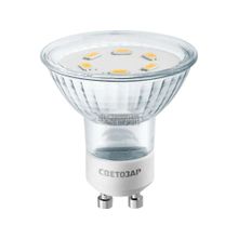 Лампа светодиодная "Super Luxx" Светозар 44565-25 (GU10, 4000К, 230В, 3Вт)