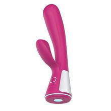 OhMiBod Розовый интерактивный вибратор Kiiroo Ohmibod Fuse - 18 см. (розовый)