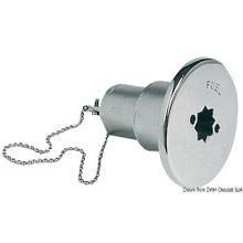 Osculati WATER deck plug cast mirror polished AISI316 38 mm, 20.450.02