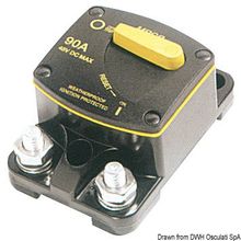 Osculati External thermal switch 50 A, 02.701.50