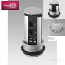 Schulte EVOline Port Data 2 Silver