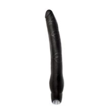 NS Novelties Длинный чёрный вибратор Monster Meat Long Vibe - 30,5 см. (черный)