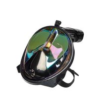 Маска для плавания затемненная с принтом (размер L XL)