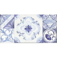 Savoia Azulejo Turchese Decori Mix 22x44 см