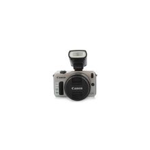 Canon EOS M Kit EF-M 18-55 IS STM + Speedlite 90EX Silver