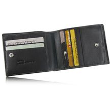 Мужской кошелек из кожи каймана (хвост), цвет: темно-коричневый матовый