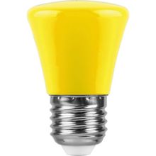 Feron Лампа светодиодная Feron E27 1W желтая LB-372 25935 ID - 266352