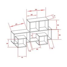 Настенная полка ПК-10 белая