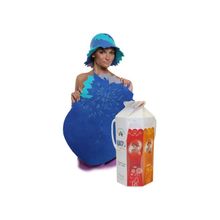 Комплект подарочный для сауны Цветы Василек подарочный к 8 марта