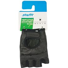 Перчатки для фитнеса STARFIT SU-115 черные р.XL