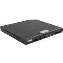 ИБП   UPS 1000AP PowerCom King Pro RM   KIN-1000AP RM Black   Rack Mount 1U +USB+защита телефонной линии RJ45