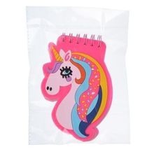 Записная книжка фигурная, 60 листов, обложка силикон, листы из цветной бумаги, 3 дизайна 3 дизайна