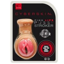 Topco Sales Мастурбатор-вагина CyberSkin Pink Lips Pussy Stroker (телесный)