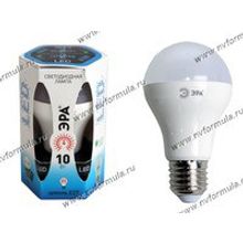 Лампа светодиодная ЭРА LED smd A60-10w-842 840-E27 NEW яркий холодный свет