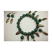 "листопад" набор = браслет + сережки