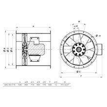 Systemair AXC-EX 710-9 30°-4