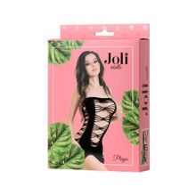 Пикантное платье-сетка Joli Playa L-XL Черный