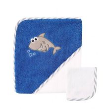 Luvable Friends с капюшоном Акула и салфетка