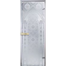Дверь для сауны "Brinolli" 0,7 х 1,9 правая, стекло прозрачное матовое "Хаммам"