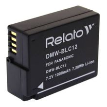 Аккумулятор Relato DMW-BLC12 1000mAh для Panasonic DMC-FZ1000  FZ200 
