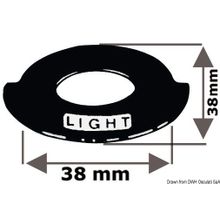 Osculati Aluminuim plate Search light, 14.916.03