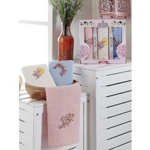 Салфетки METEOR вафельные в коробке 40х60 (3 шт.) BIONCE SAKURA