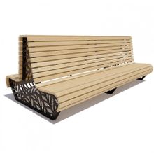 Скамейка уличная «ЯЛТА» (3,0м)