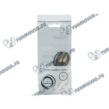 Кабель аудио 3.5мм стерео Gembird "Cablexpert CCA-3.5MM-1B", позолоченные контакты (1.0м) (ret) [132488]