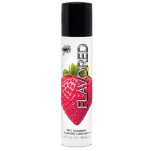 Wet International Inc. Лубрикант Wet Flavored Sexy Strawberry с ароматом клубники - 30 мл.