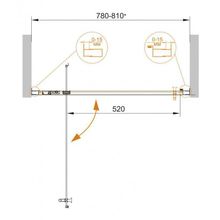 Душевая дверь в нишу CEZARES ECO-O-BA-1 ECO-O-BA-1-90-C-Cr