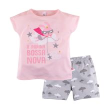 Bossa Nova футболка и шорты светло-розовая