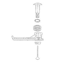 Lewmar Ручка для люка Lewmar 360277991 левая