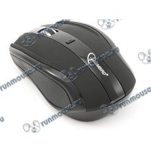Оптическая мышь Gembird "MUSW-214", беспров., 3кн.+скр., черный (USB) (ret) [128621]