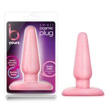 Розовая анальная пробка B Yours Small Cosmic Plug - 10,1 см. Розовый