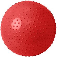 Мяч гимнастический массажный 55 см HKGB801-PP (красный в пакете)
