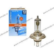 Лампа галоген 12V Н4 60 55W P43t OSRAM +50% яркости 64193SVS 2