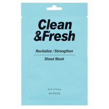 Маска тканевая для возрождения и восстановления здоровья кожи Eunyul Clean&Fresh Revitalize Strengthen Sheet Mask 5шт