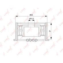 Ролик Обводной Ремня Грм Holden, Opel, Vauxhall Astra, Speedster, Zafira, Astra Twintop, Vx220 98- LYNXauto арт. PB3063