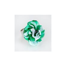 Кольцо "Роза" муранское стекло, арт. RS22_green