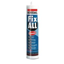 Soudal Клей-герметик эластичный высококачественный однокомпонентный чёрный Soudal Fix All 290 мл