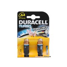 Батарейки DURACELL  LR6-2BL TURBO (40 120 10200)  Блистер 2 шт   (AA)