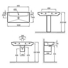 Мебель для ванной Jacob Delafon Reve 100 белый, 1 ящик