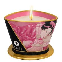 Массажная свеча с ароматом розы Shunga Rose Petals 170мл
