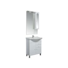 Aquanet Мебель для ванной Марсель ТМ 60 (белый) - Набор мебели стандартный (зеркало, раковина-столешница, тумба)