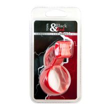 Красное эрекционное кольцо с клиторальным стимулятором Красный