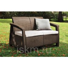 Плетеная мебель - диван Corfu Love Seat Max