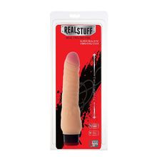 Dream Toys Вибратор реалистичной формы REALSTUFF 8INCH VIBRATOR - 19 см. (телесный)