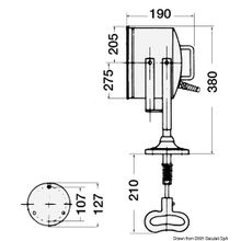 Osculati DHR professional high-beam light 8, 13.210.28