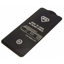 Защитное стекло 9H Black для Xiaomi Redmi 7 черное т у